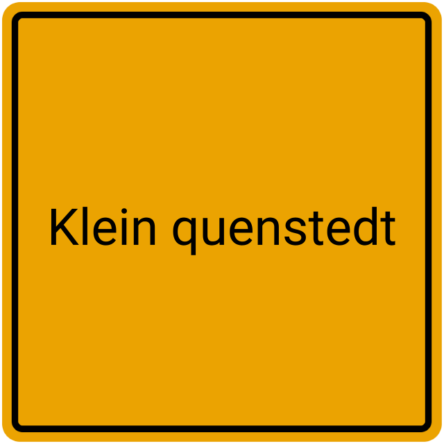 Meldebestätigung Klein Quenstedt